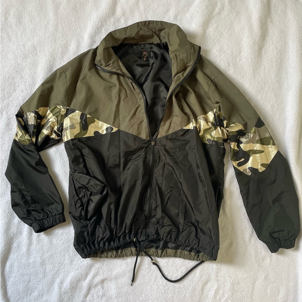 12th Heart Camo Windbreaker